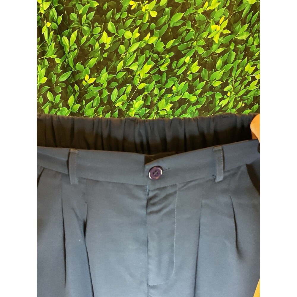 πWide Leg Dress Pants β Navy Blue β Size Small Classic Style - Picture 7 of 7
